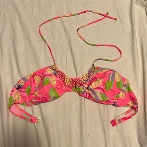 Victorias Secret Embellished Swim Bikini Top